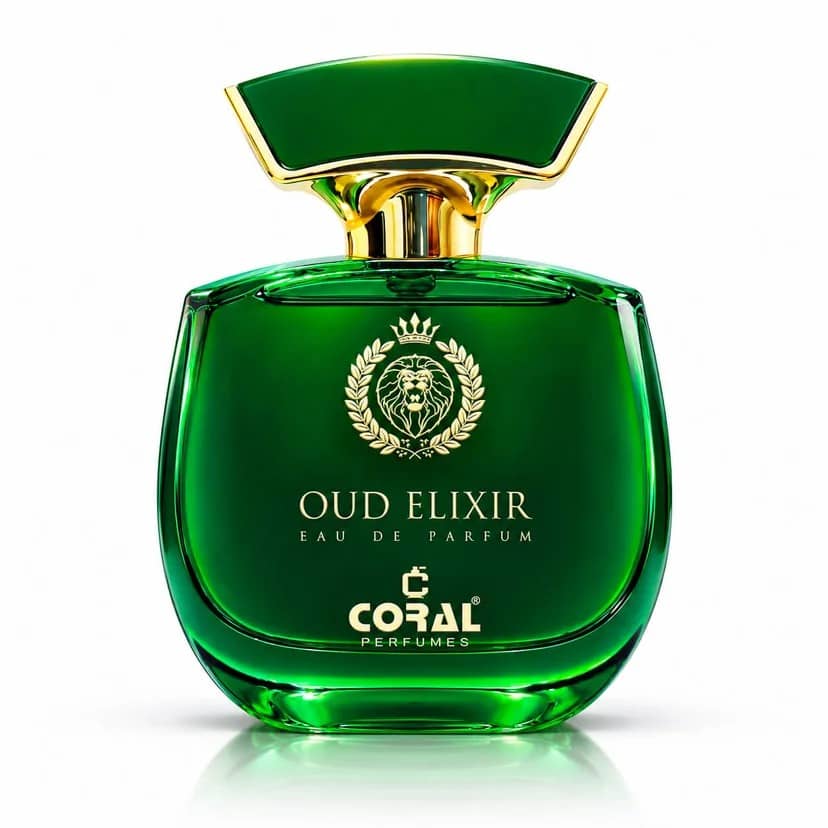 Coral Oud Elixir Perfume for Men & Women 100ml | Long-Lasting Oriental Fruity EDP | Premium Long-Lasting Fragrance