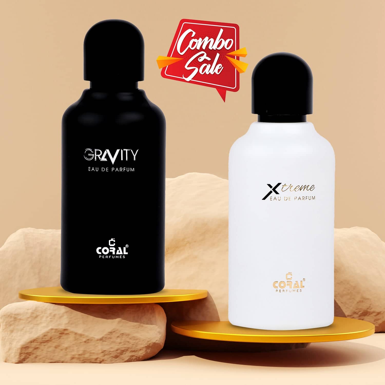 Coral Perfumes Duo Set – Gravity for Men & Xtreme for Women EDP (100ml Each)