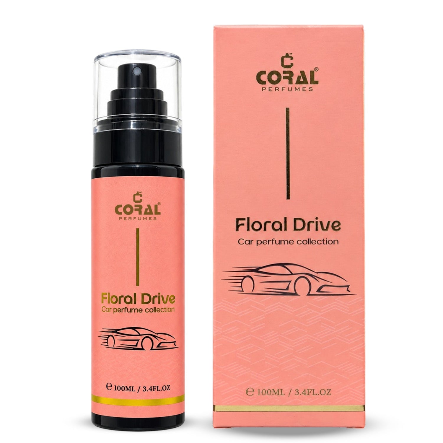 Coral Floral Drive Car Air Freshener – 100ml