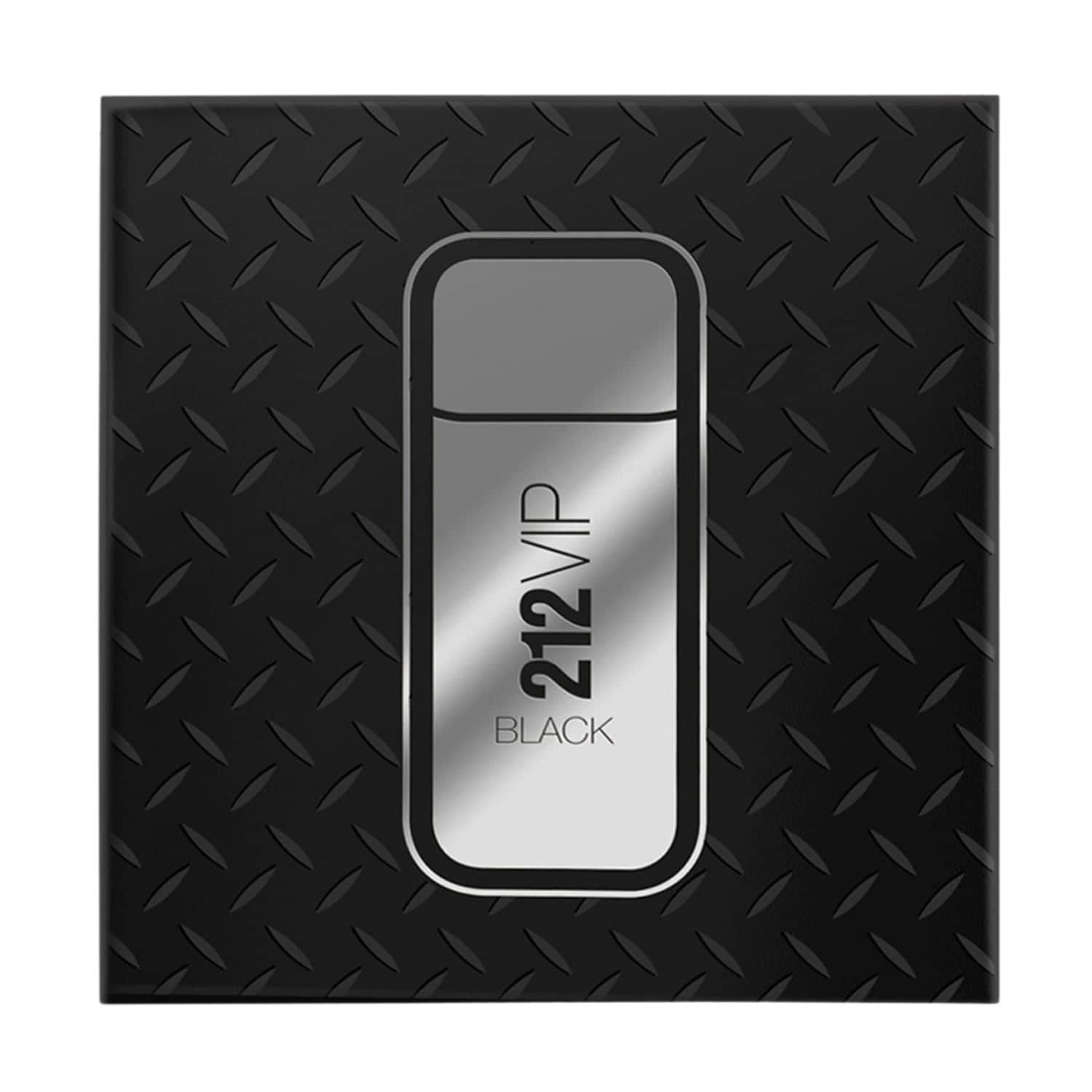 Carolina Herrera 212 VIP Black M EDP + Shower Gel + Mini EDP Set For Men (Gift Set)