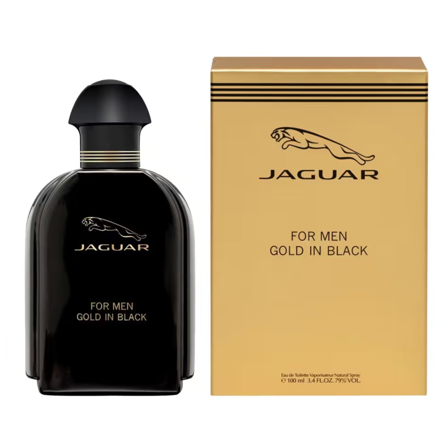 Jaguar For Men Gold in Black Eau De Toilette For Men – 100ml