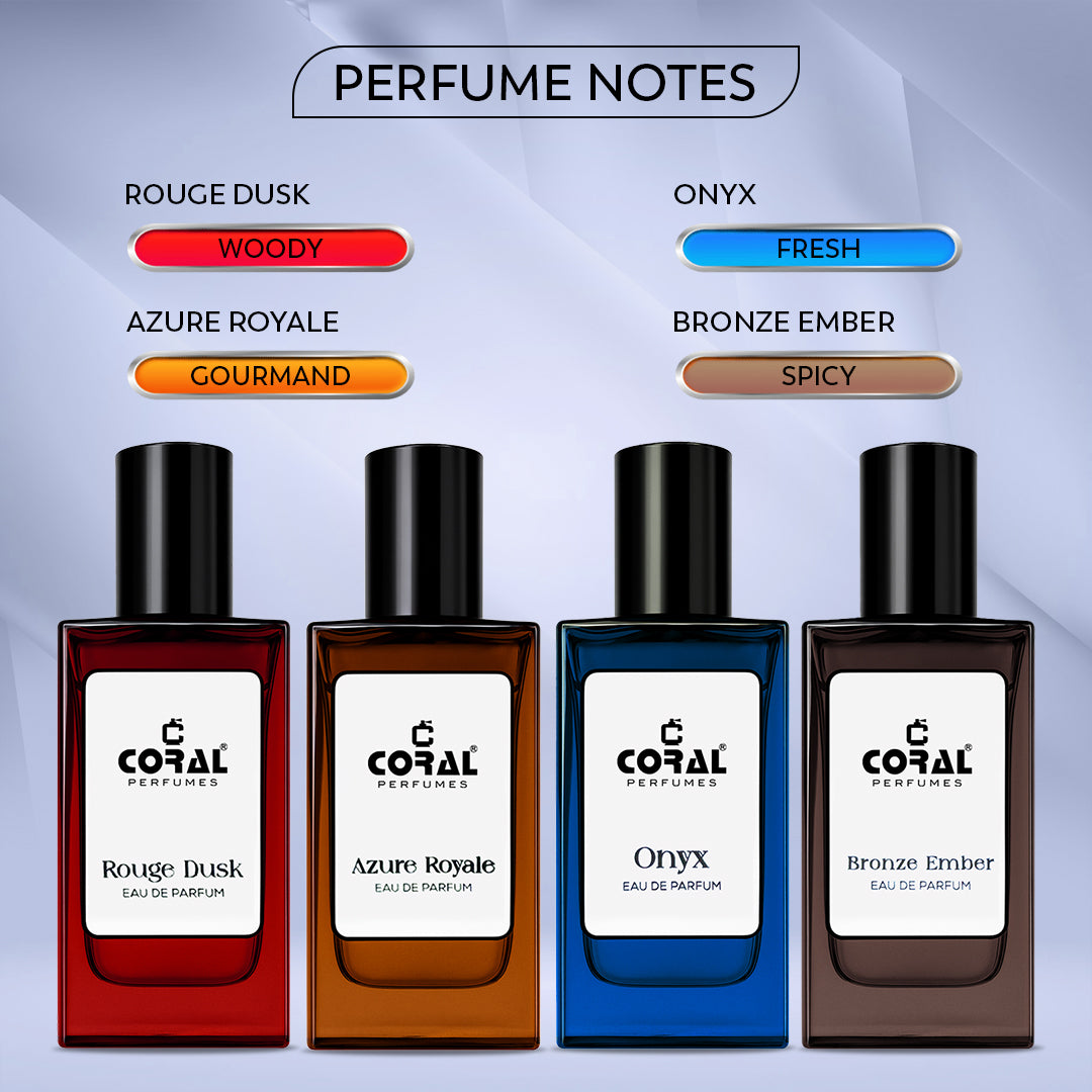 Coral Gift Set for Men – 4 x 30ml Eau de Parfum