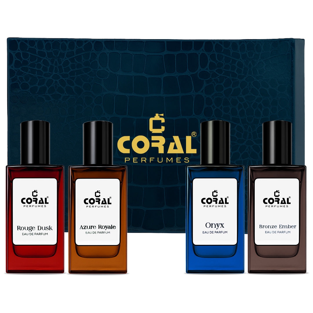 Coral Gift Set for Men – 4 x 30ml Eau de Parfum