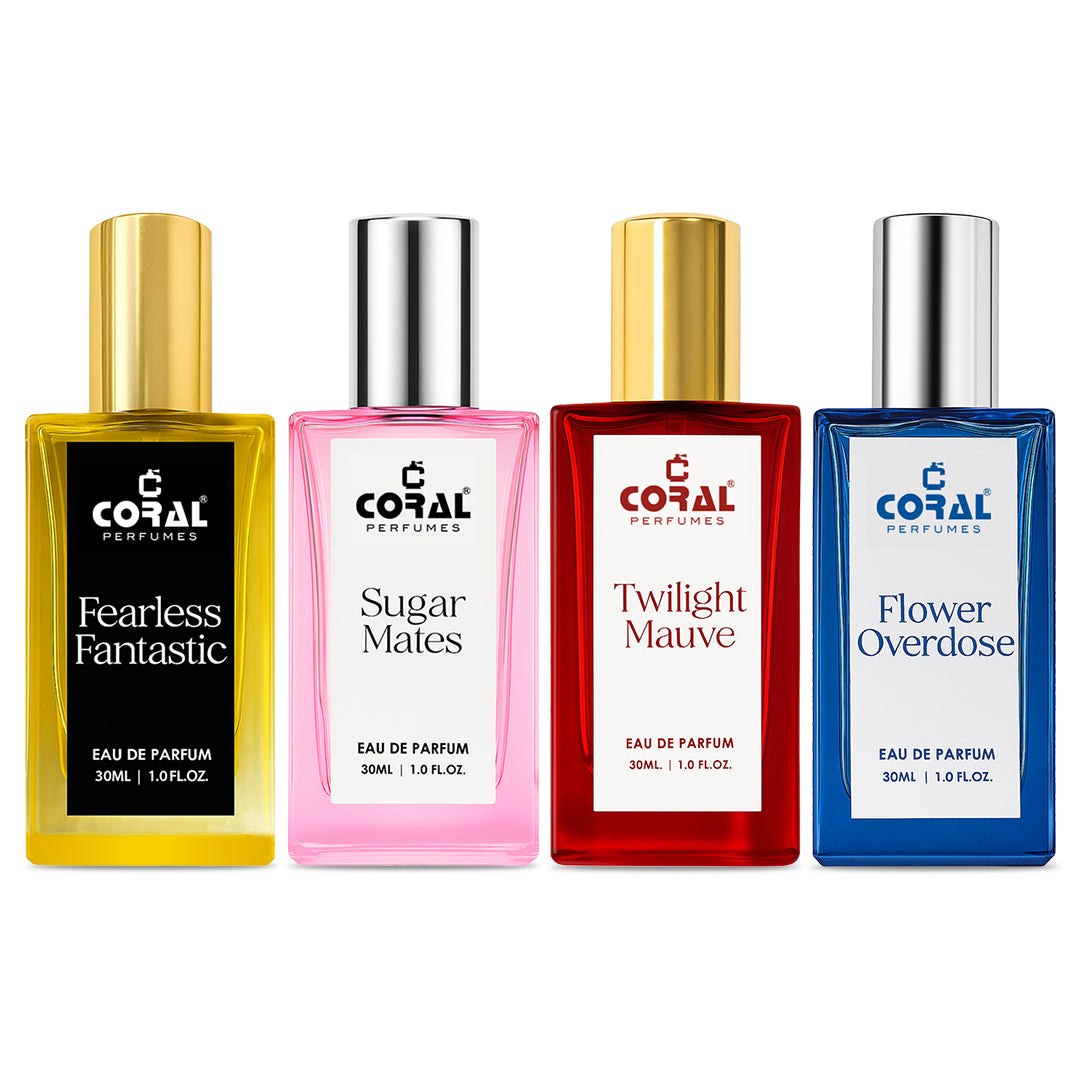 Coral Gift Set for Women – 4 x 30ml Eau de Parfum