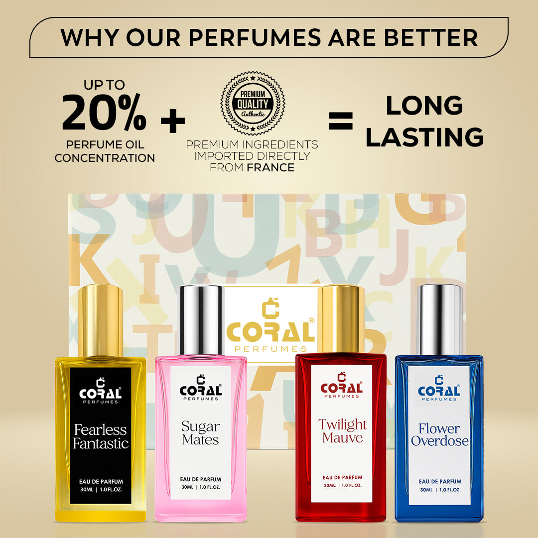 Coral Gift Set for Women – 4 x 30ml Eau de Parfum