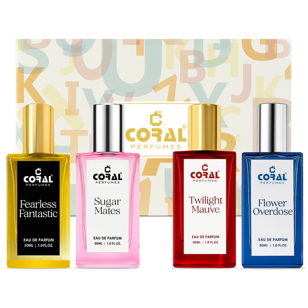 Coral Gift Set for Women – 4 x 30ml Eau de Parfum