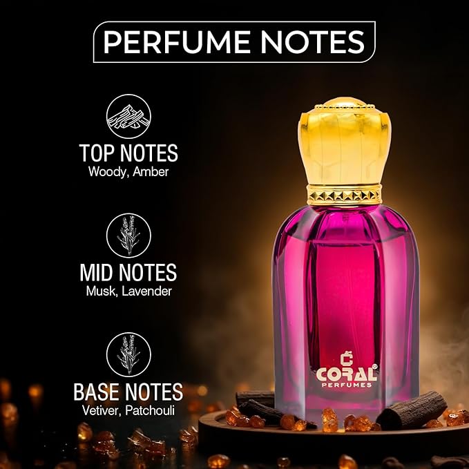Coral Oud Malaki Eau de Parfum for Unisex – 100ml