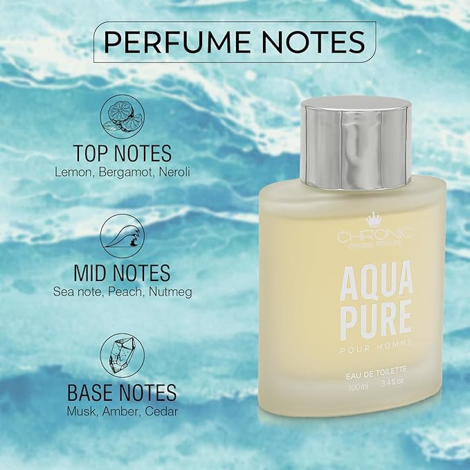 Chronic Aqua Pure Eau de Toilette for Men – 100ml