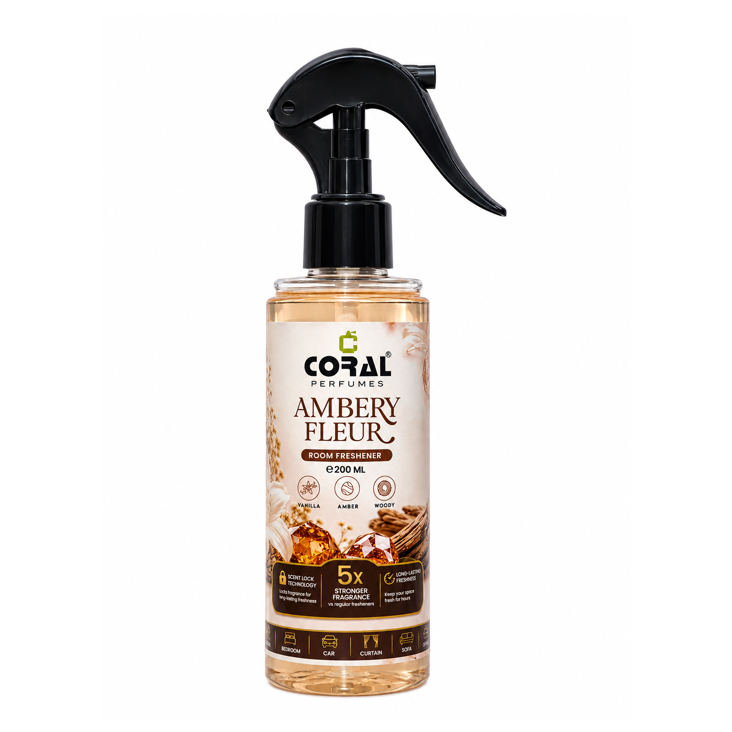 Coral Ambery Fleur Room Freshener Spray – 200ml