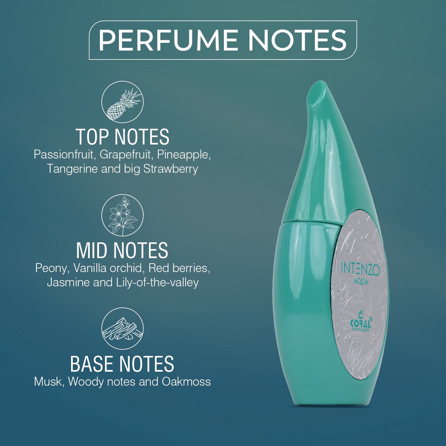 Coral Intenzo Aqua Eau de Parfum for Women – 100ml