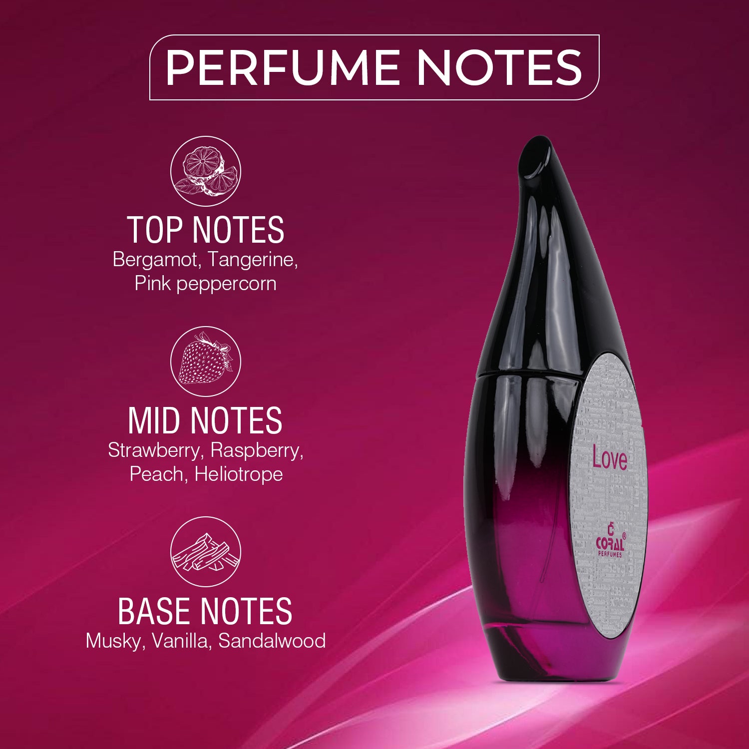 Coral Love Eau de Parfum for Women – 100ml