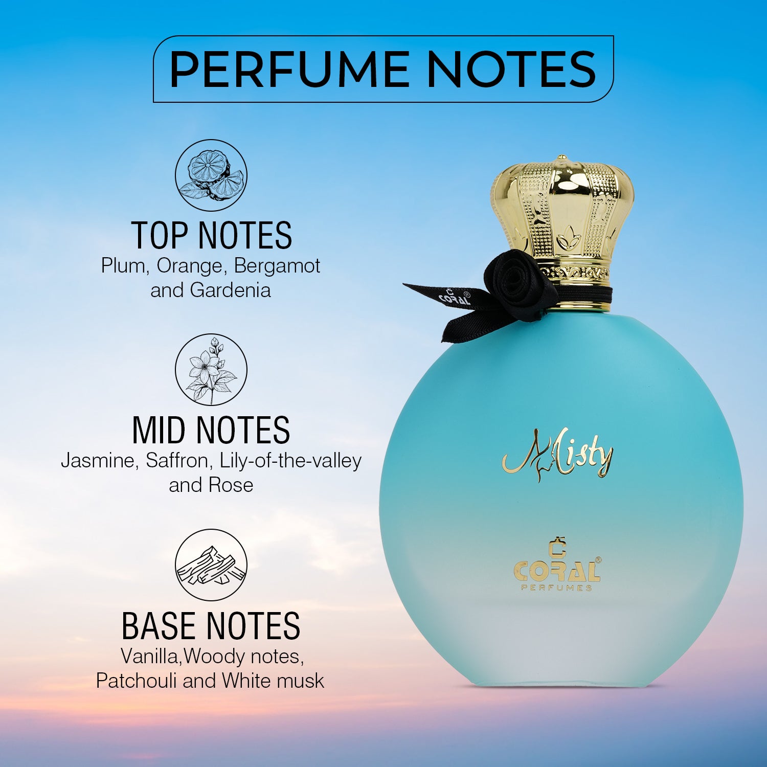 Coral Misty Eau de Parfum for Women – 100ml
