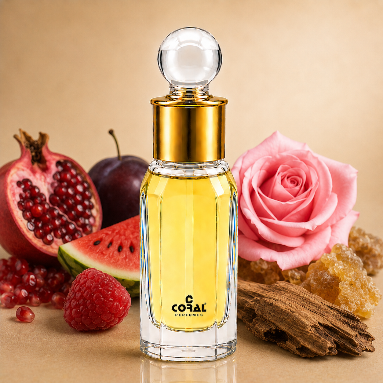 Dark Pomegranate Perfume Oil For Unisex – Inspired by Pòmegranàte Nòir