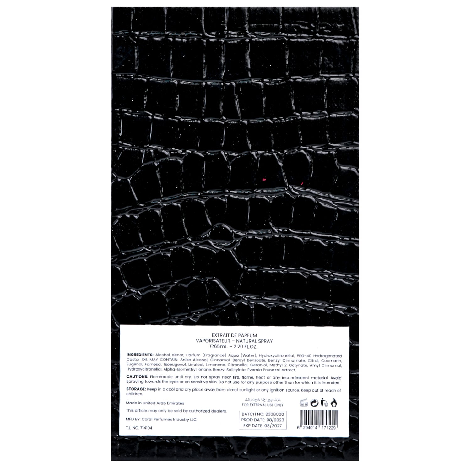 Middle East Dolce Rouge Extrait de Parfum for Unisex – 65 ml