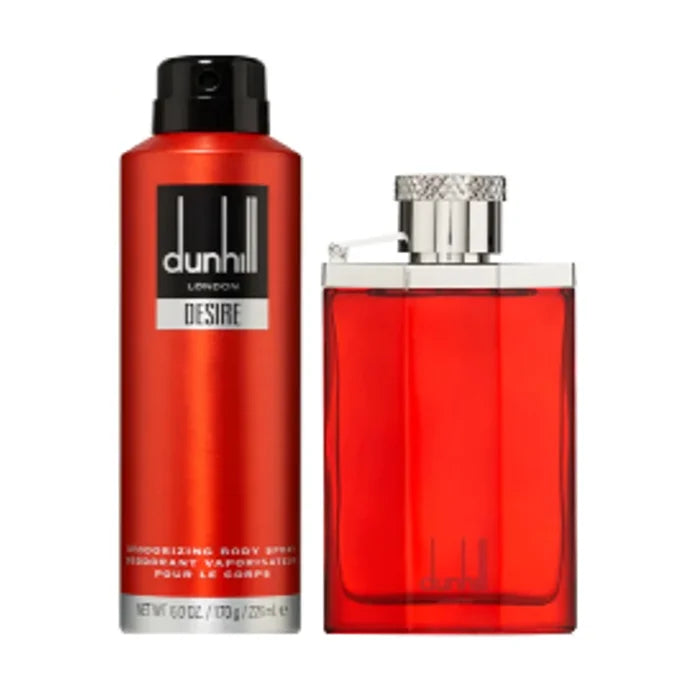 DUNHILL DESIRE RED EDT 100ML + DEO FOR MEN  225ML