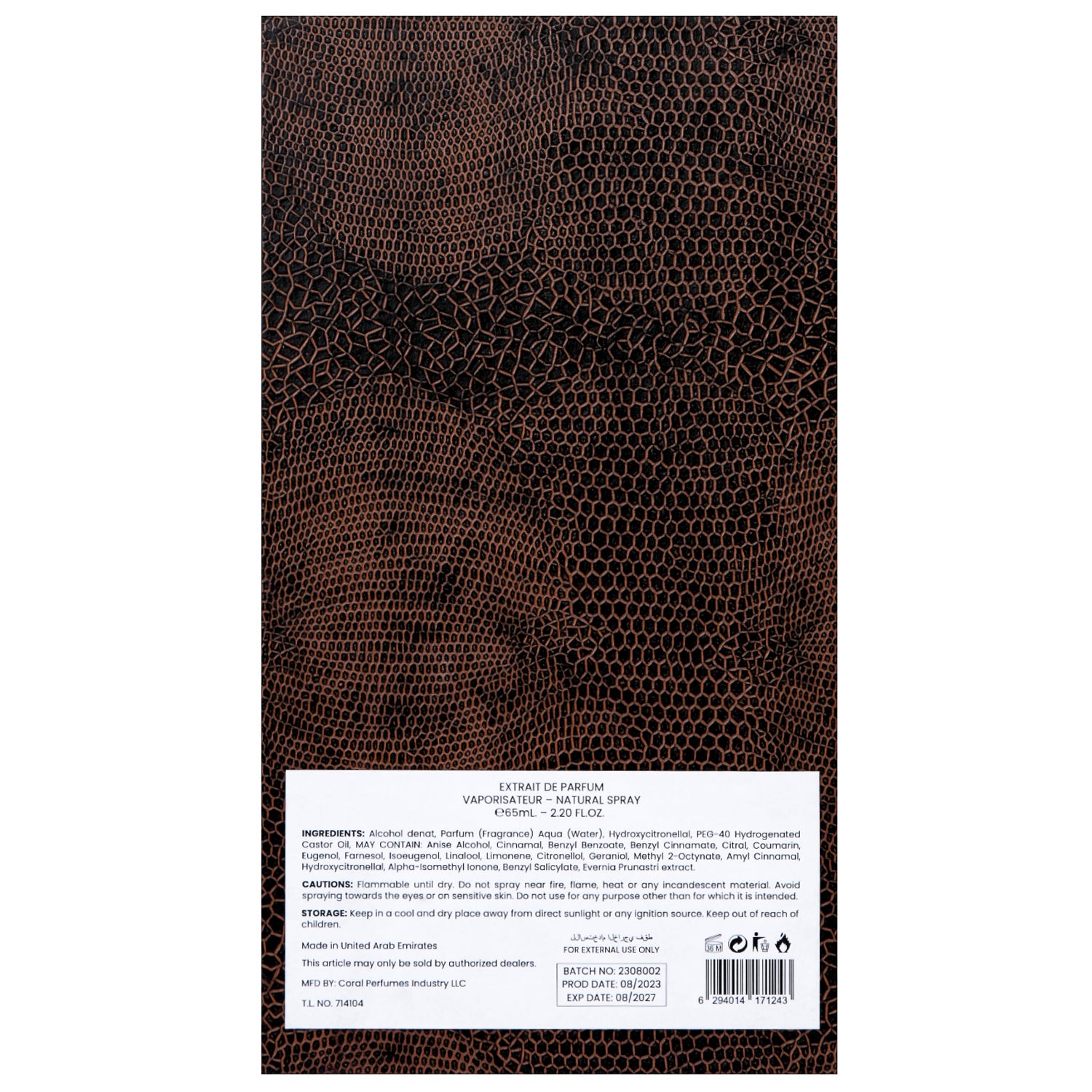 Middle East Issara Extrait de Parfum for Unisex– 65 ml