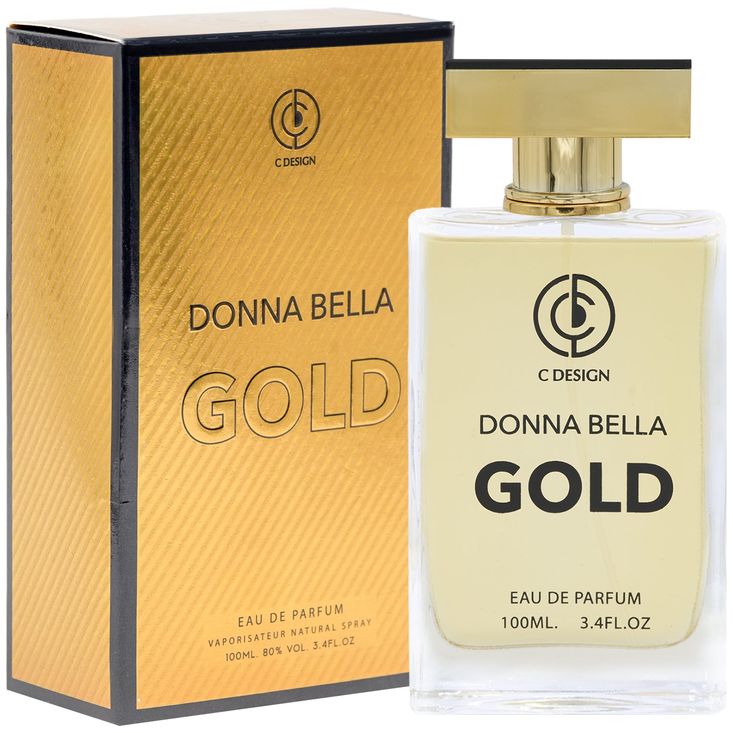 Donna Bella Gold Eau de Parfum for Women – 100ml