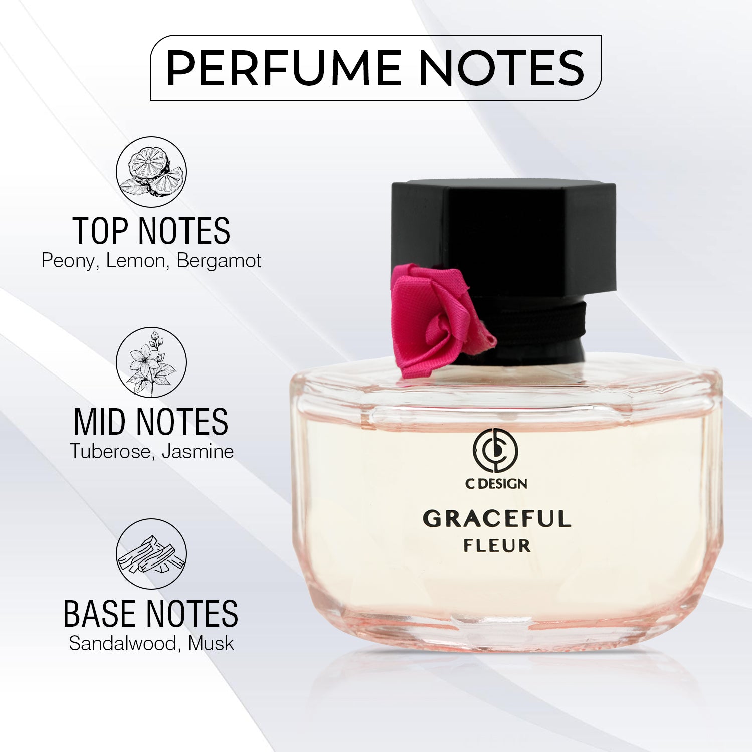 Graceful Fleur Eau de Parfum for Unisex – 100ml