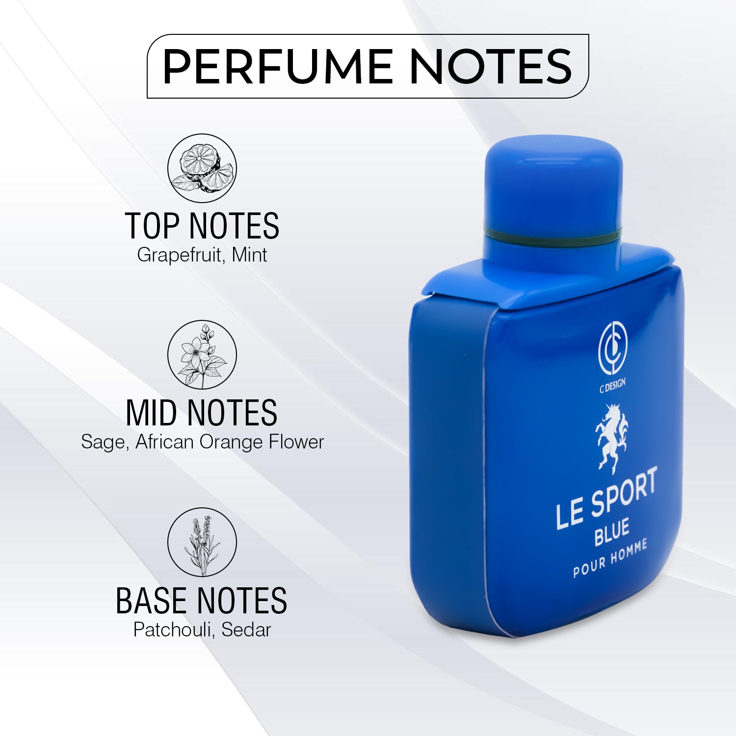 Le Sport Blue Eau de Parfum for Men – 100ml