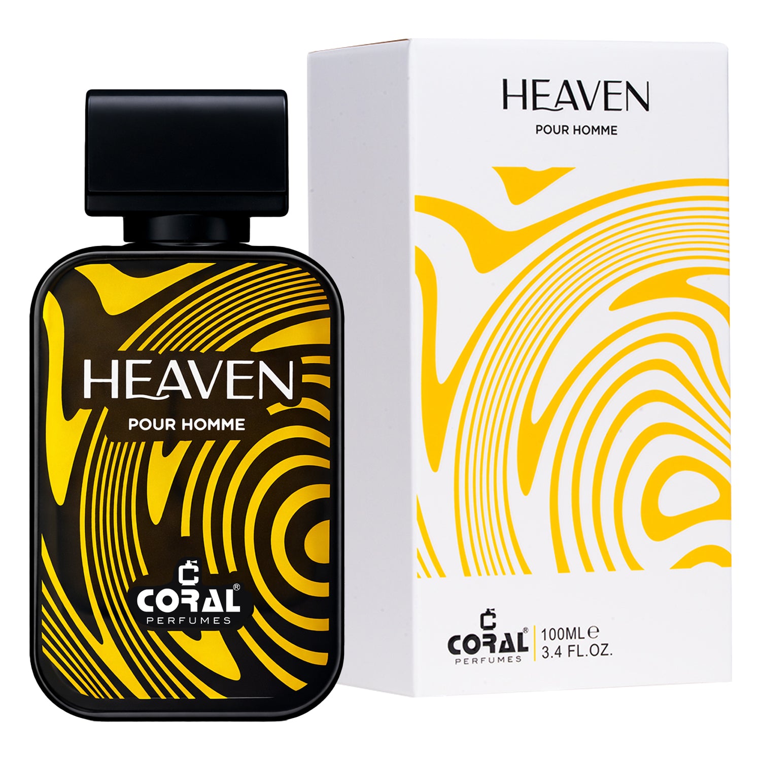 Coral Men's Signature Trio Perfume Set – Sunshine, Divine & Heaven Pour Homme EDP (100ml Each)