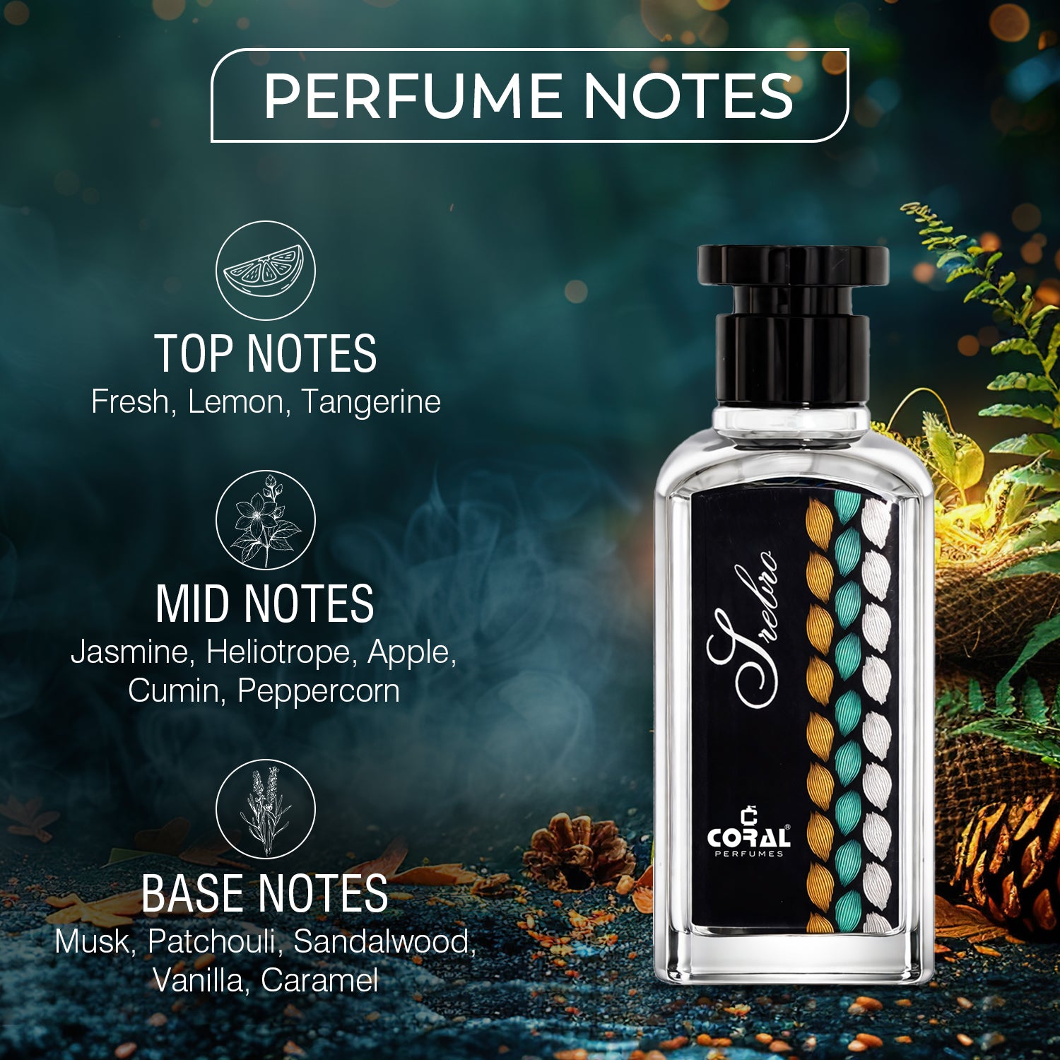Coral Srebro For Unisex Parfum 100ml