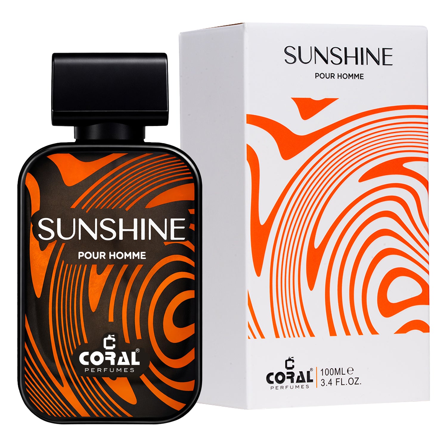 Coral Men's Signature Trio Perfume Set – Sunshine, Divine & Heaven Pour Homme EDP (100ml Each)